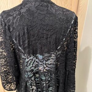 Elegant Black Lace Dress